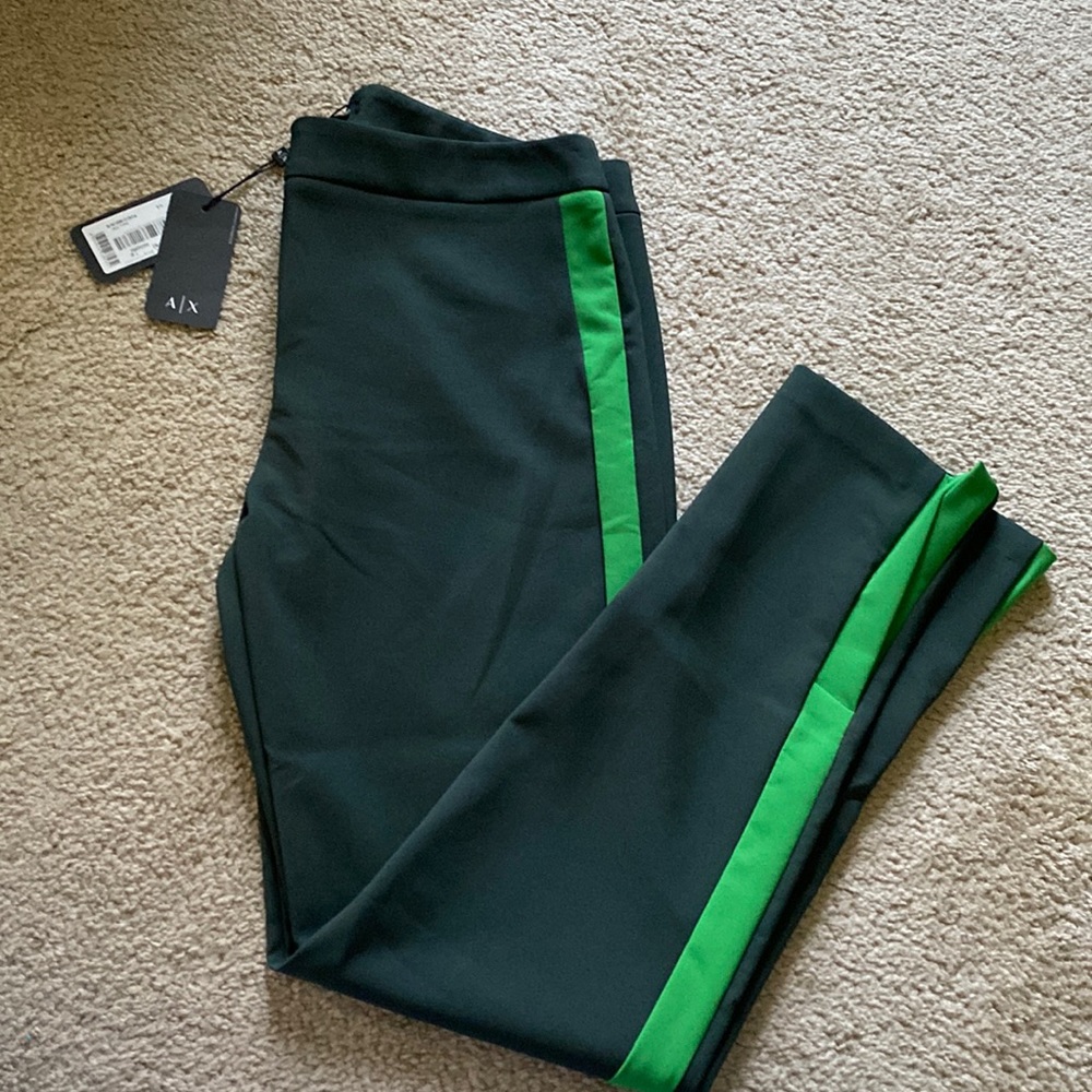 COPY - Armani Exchange NWT green trousers, size 8